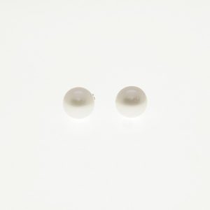 Pendientes de Oro Amarillo y perla Cultivada de 8mm