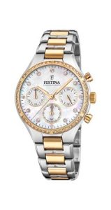 Reloj Festina Señora Bicolor Acero Amarillo