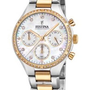 Reloj Festina Señora Bicolor Acero Amarillo