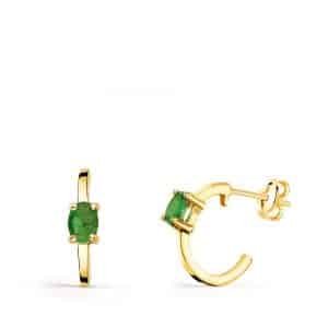18K PENDIENTES ORO AMARILLO