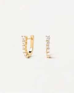 Pendientes Rise de plata