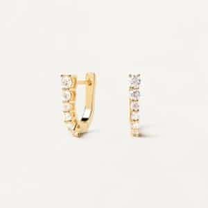 Pendientes Rise de plata