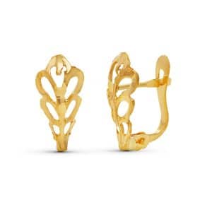 18K PENDIENTES ORO AMARILLO