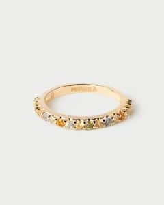 Anillo de Plata chapada