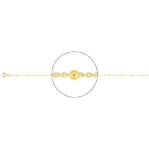 Pulsera Bolas de Oro 18 kilates
