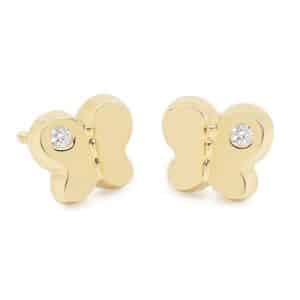 Pendientes Eles niña mariposa