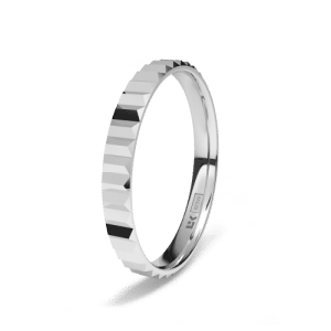 Alianza de plata de 2.5 mm grueso estandar | Talla 16