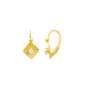 18K Par pendientes oro