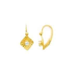 18K Par pendientes oro