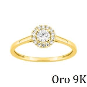9K | Sortija oro amarillo 375