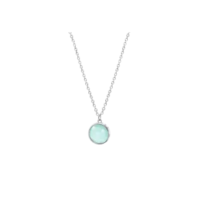 Lotus Silver Collar de Plata y piedra verde  LP3562