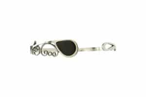 PULSERA BRAZALETE PLATA Y AZABACHE