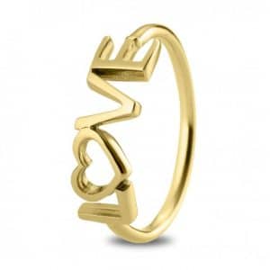Anillo de Oro Amarillo 18 kilates LOVE