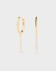 Pendientes de Plata bañada en oro