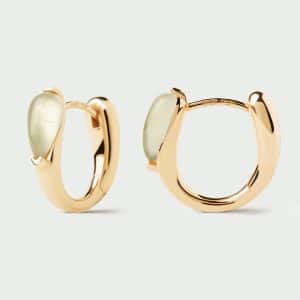 Pendientes Aros de Plata bañados en oro