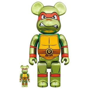 Bearbrick Raphael Chrome TNT 400%+100% Set – Medicom Toys *