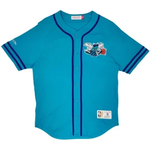 Beisbolera Mitchell and Ness Charlotte Hornets «NBA Fashion Cotton» Azul