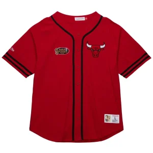 Beisbolera Mitchell and Ness Chicago Bulls «NBA Fashion Cotton» Roja
