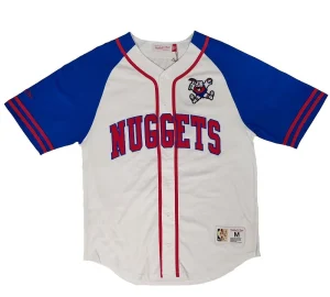 Beisbolera Mitchell and Ness Denver Nuggets "NBA Practice Day"