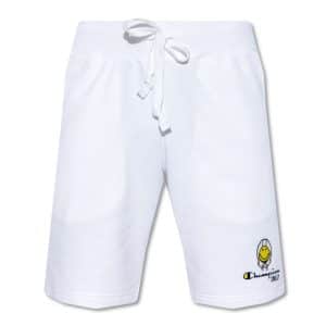 BERMUDAS CHAMPION X SMILEY EN BLANCO
