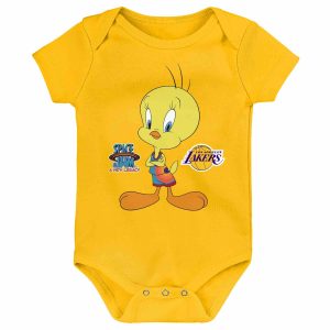 Body bebé Space Jam 2 Piolin Tweety Lakers – Outerstuff