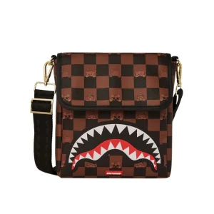 Bolso Sprayground Peeking Character Check Messenger Sling