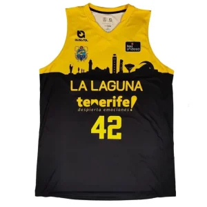 Camiseta Aaron Doornekamp CBC La Laguna Tenerife primera equipación ACB 24-25