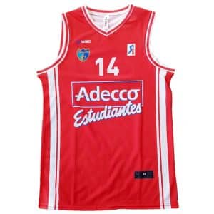 CAMISETA ADECCO ESTUDIANTES BALONCESTO- ALFONSO REYES (1999-2000)