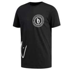 Camiseta Adidas "Dame Logo" Negra.
