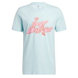 CAMISETA ADIDAS «HOOP DIFFERENT» MINT.