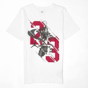 Camiseta Air Jordan Flight Mode – Junior blanca.
