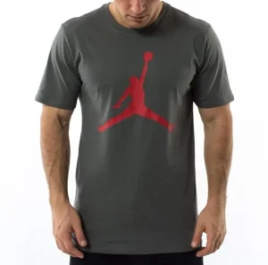 Camiseta Air Jordan Iconic Jumpman Tee Grey