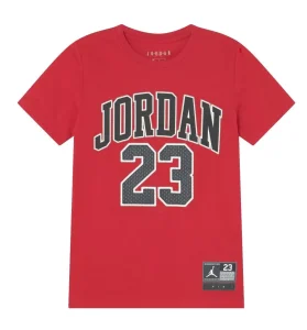 Camiseta Air Jordan JDB Practice Flight roja niño