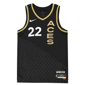 Camiseta Aja Wilson WNBA Las Vegas Aces Nike Swingman Junior *