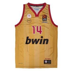 Camiseta Aleksander Vezenkov Euroliga Olympiacos GSA Tercera Equipacion