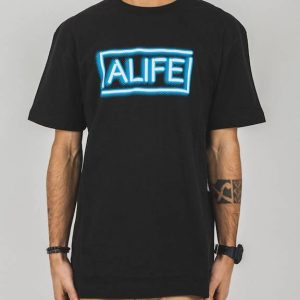 Camiseta Alife Manga Corta Neon Blue *