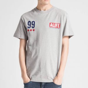 Camiseta Alife manga corta Style Boating en gris