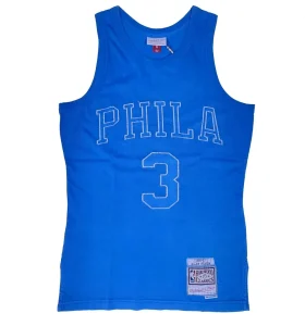 Camiseta Allen Iverson Washed Out Swingman Jersey con Philadelphia Sixers 1996-97