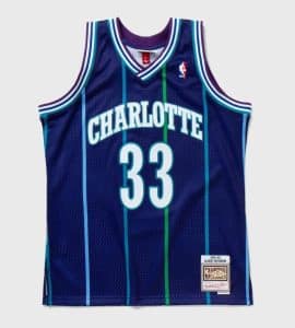 Camiseta Alonzo Mourning Charlotte Hornets 1994-95 - Swingman Mitchell and Ness