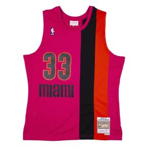 Camiseta Alonzo Mourning Miami Heat NBA Reload Swingman de Mitchell and Ness.