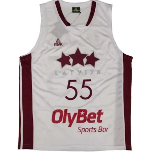 Camiseta Arturs Zagars Seleccion de Letonia – Peak Blanca