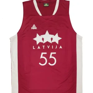 Camiseta Arturs Zagars Seleccion de Letonia – Peak Roja