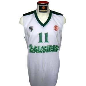 CAMISETA ARVYDAS SABONIS – ZALGIRIS KAUNAS BLANCA