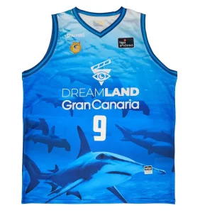 Camiseta Baloncesto Nicolas Brussino Gran Canaria Spalding ACB Liga Endesa 2024 "Agua"