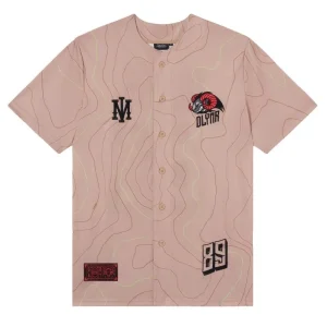 Camiseta Beisbolera Dolly Noire DLYNR GOAT «Dune Baseball» Beige