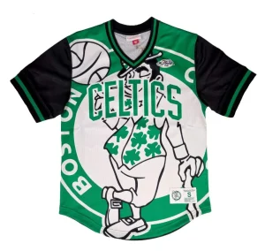 Camiseta Boston Celtics "NBA Jumbotron" Mesh V-Neck de Mitchell & Ness