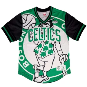 Camiseta Boston Celtics «NBA Jumbotron» Mesh V-Neck de Mitchell & Ness