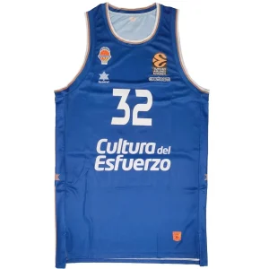 Camiseta Brandon Davies Valencia Basket Euroliga Segunda Equipacion Oficial – Luanvi 2023/24