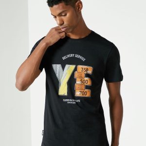 CAMISETA CAYLER AND SONS YIB-DELIVERY, NEGRA