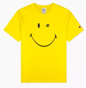 Camiseta Champion x Smiley - Face amarilla